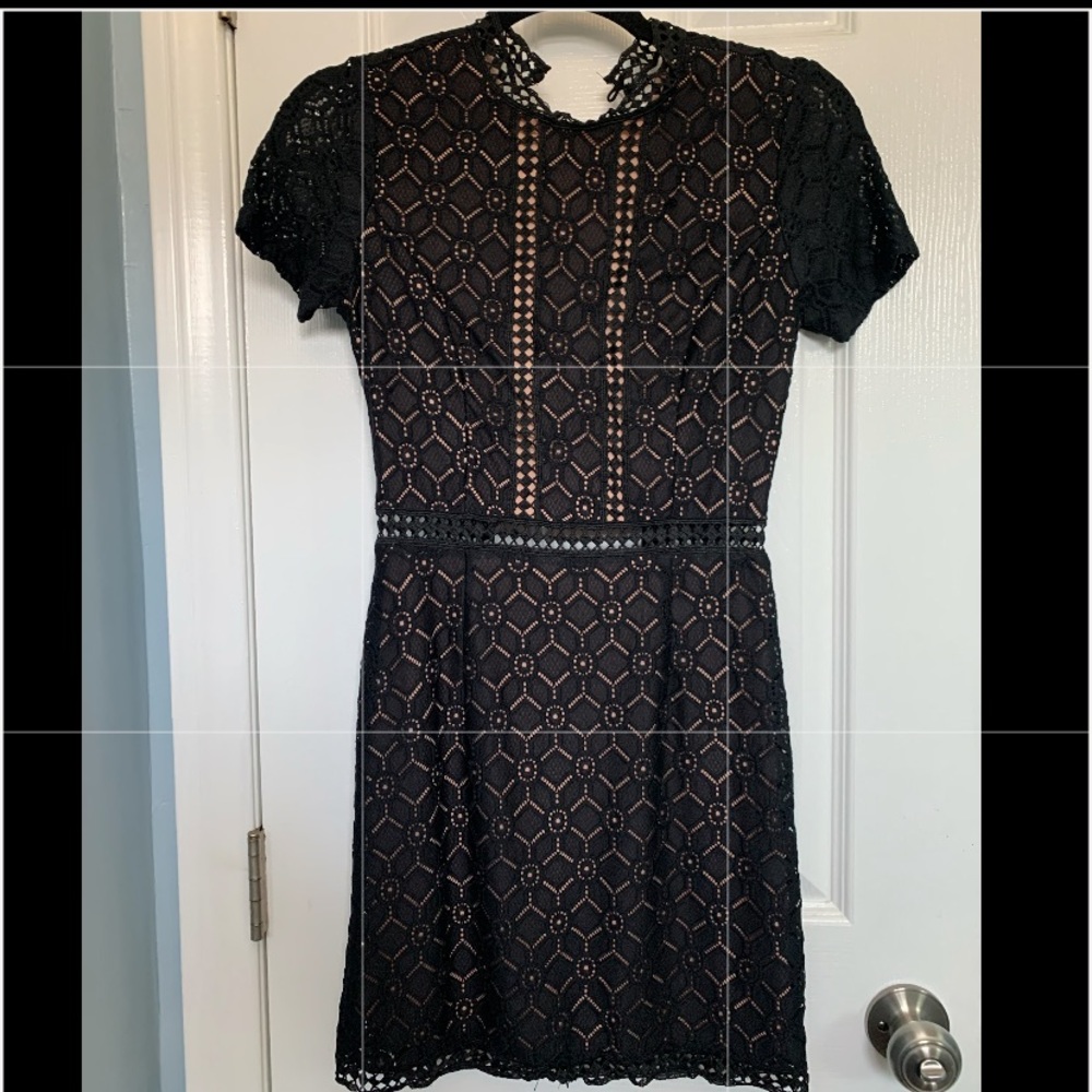 Lace mini dress